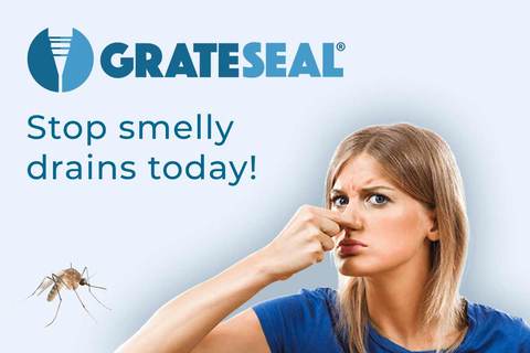 Grate For Stopping Smelly Drains