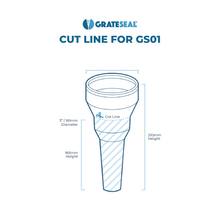Load image into Gallery viewer, Grate Seal 100mm - 80mm