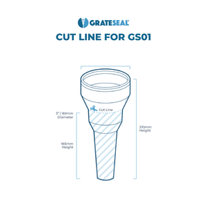 Grate Seal 100mm - 80mm