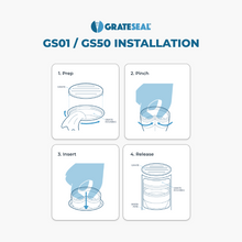 Load image into Gallery viewer, Grate Seal 100mm - 80mm